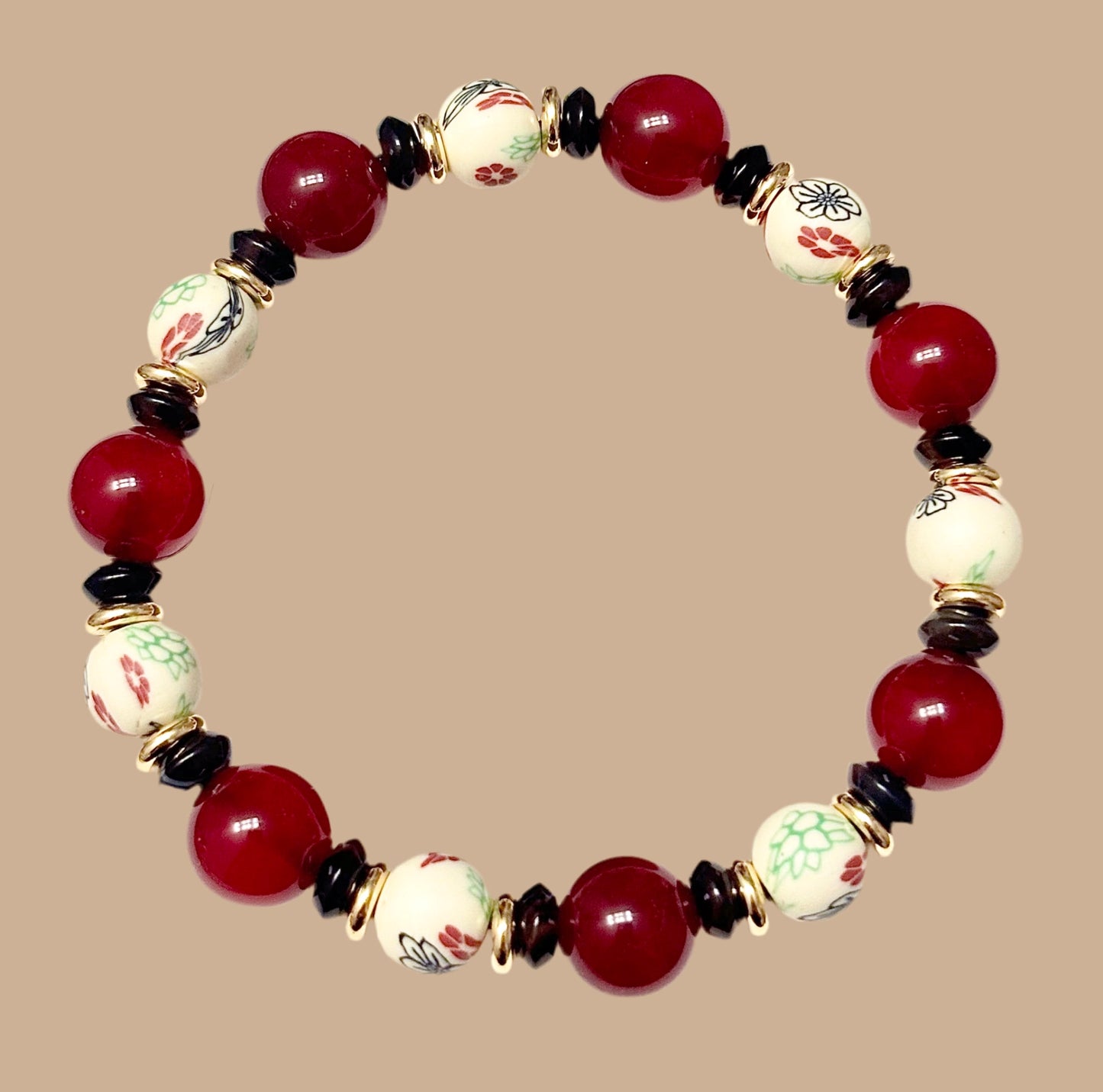 Agate-Jade Bracelet