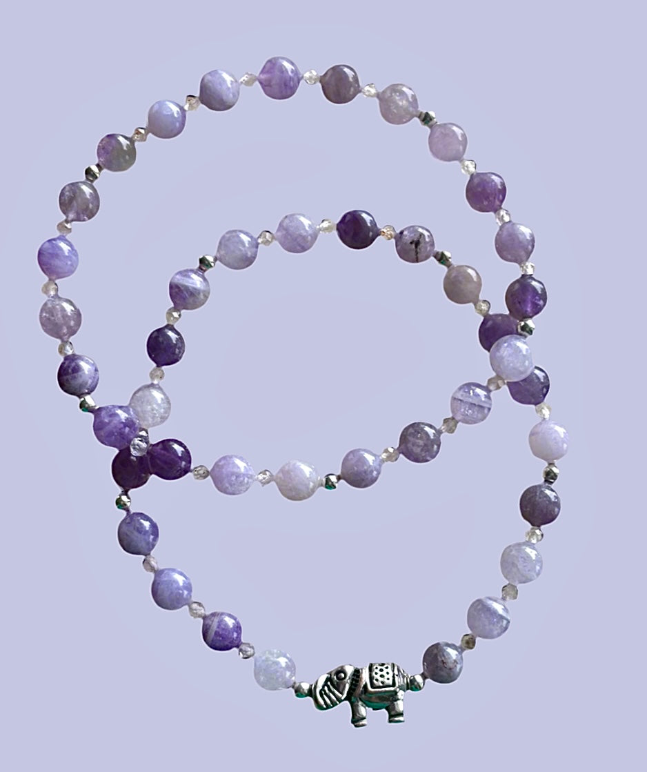 Amethyst Bracelets (set of 2)