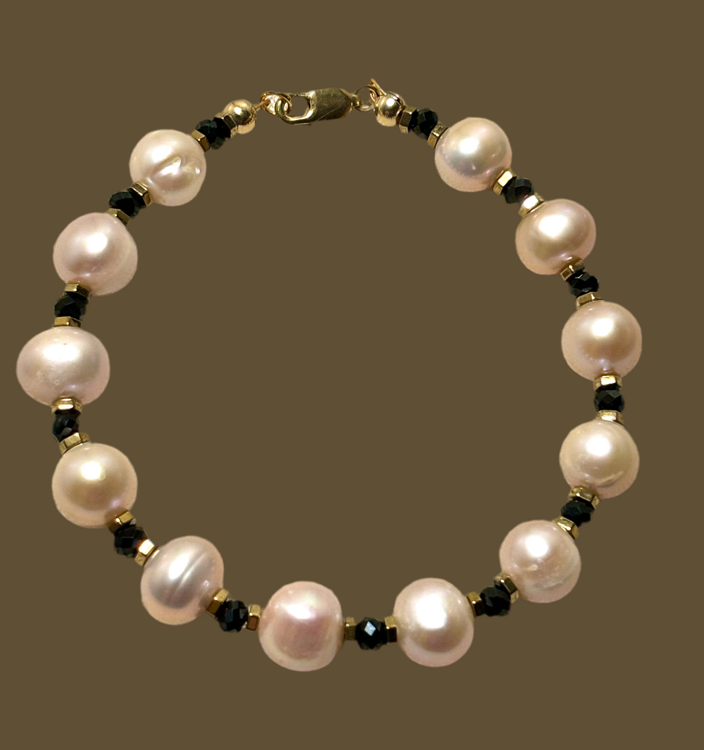 Pearl & Spinel Bracelet