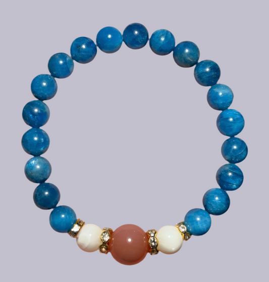 Blue Apatite Bracelet