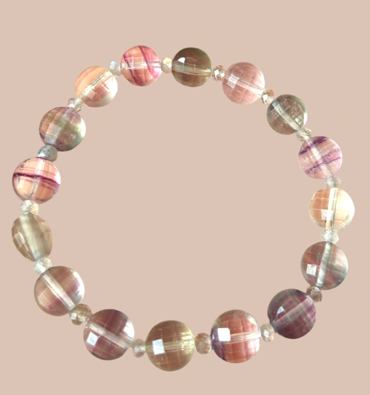 The Fluorite & Labradorite Bracelet