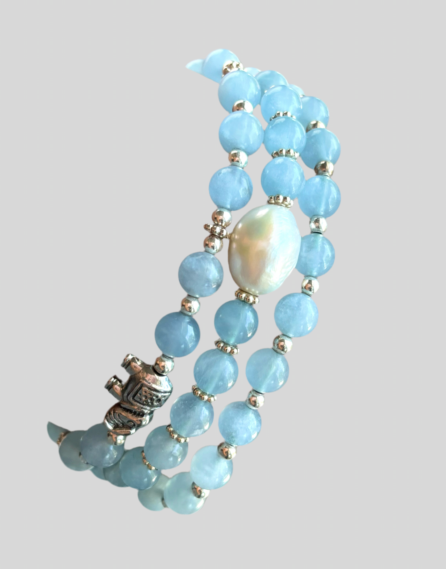 Aquamarine Bracelets (set of 3)