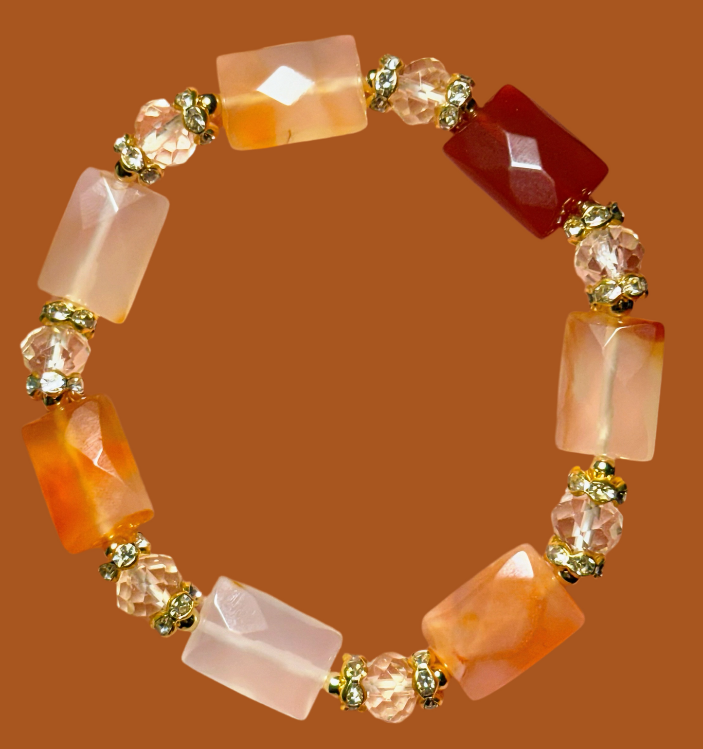 Carnelian & Citrine Bracelet