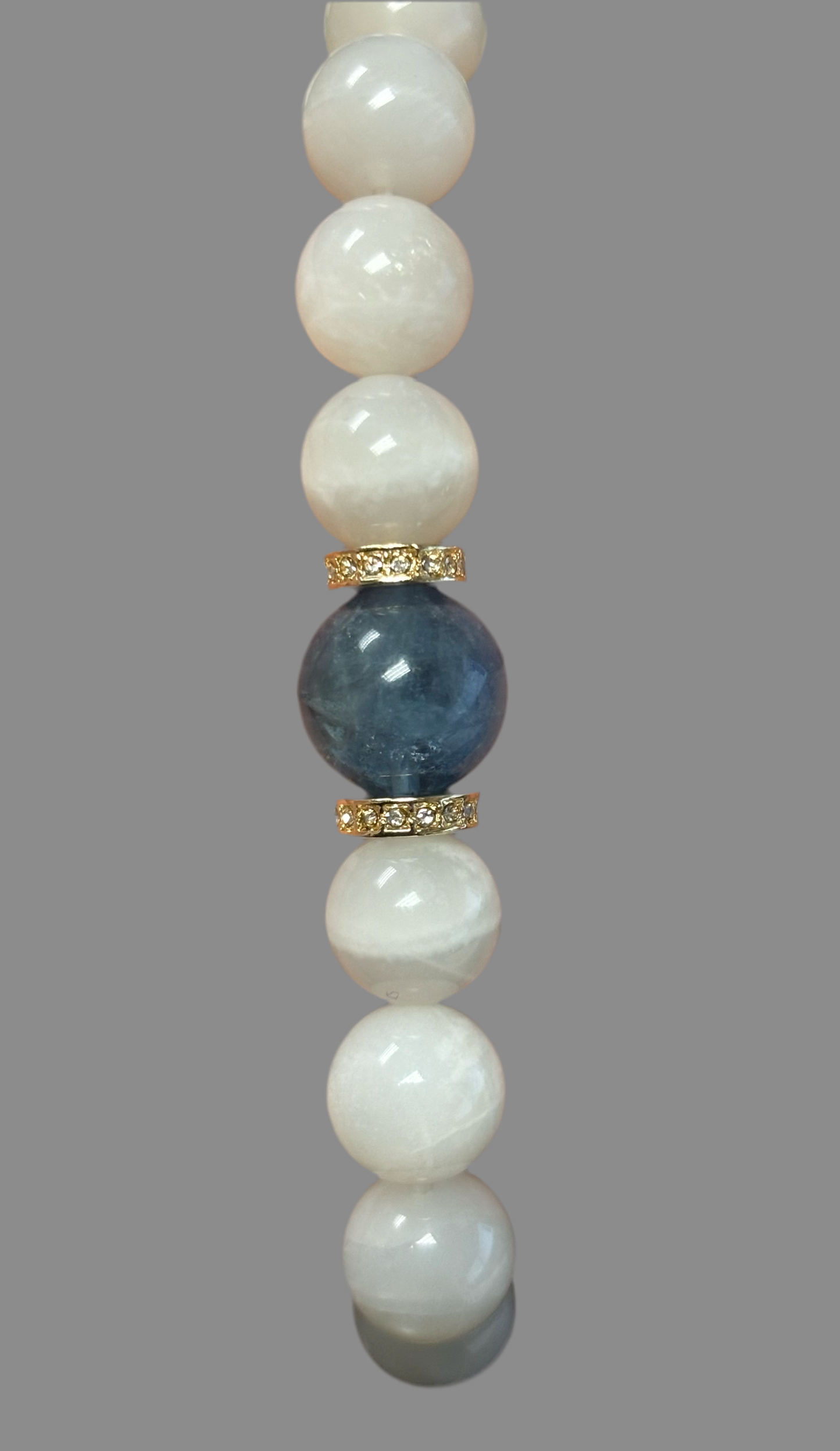 Moonstone & Fluorite Bracelet