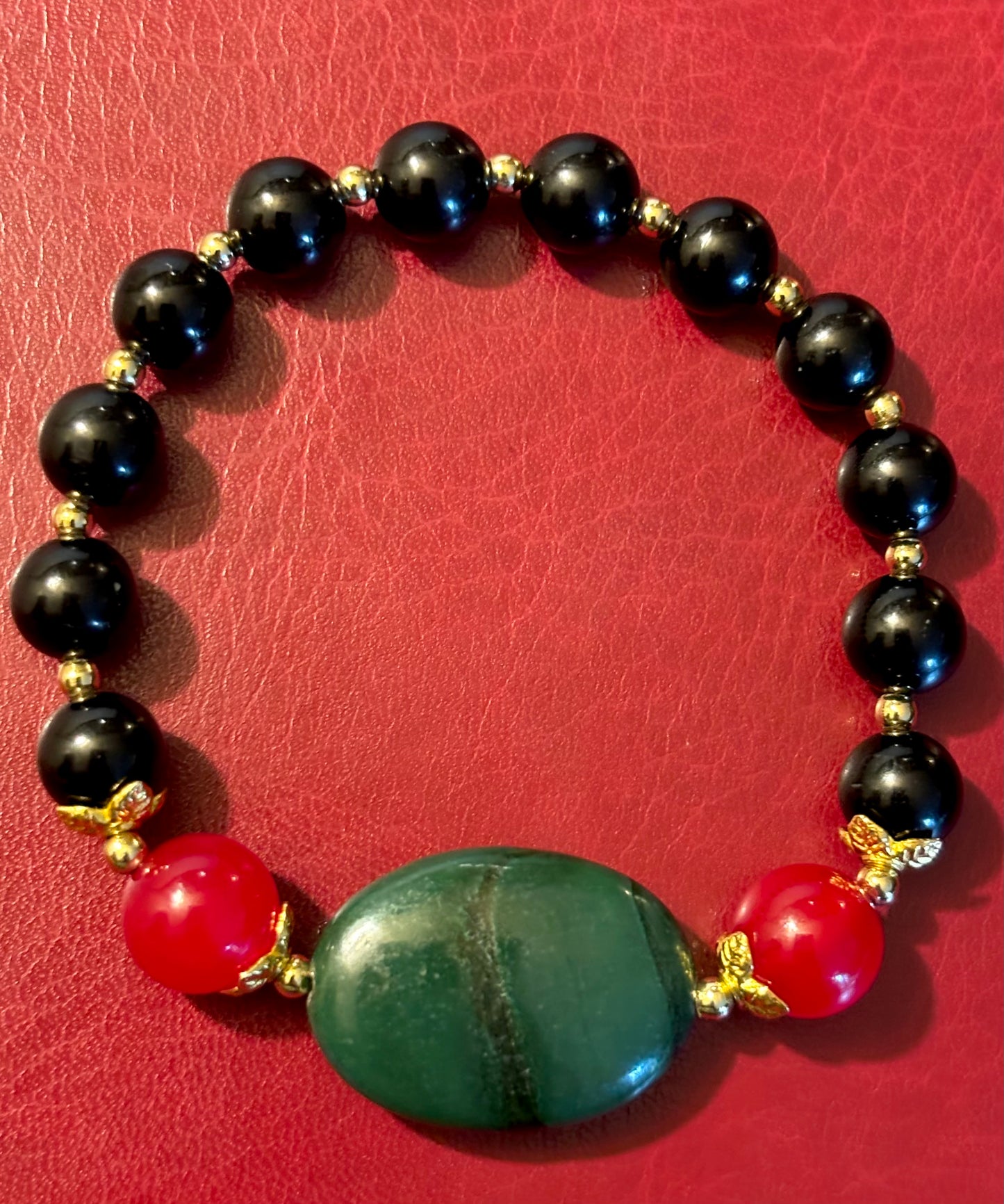 Jade & Tourmaline Bracelet