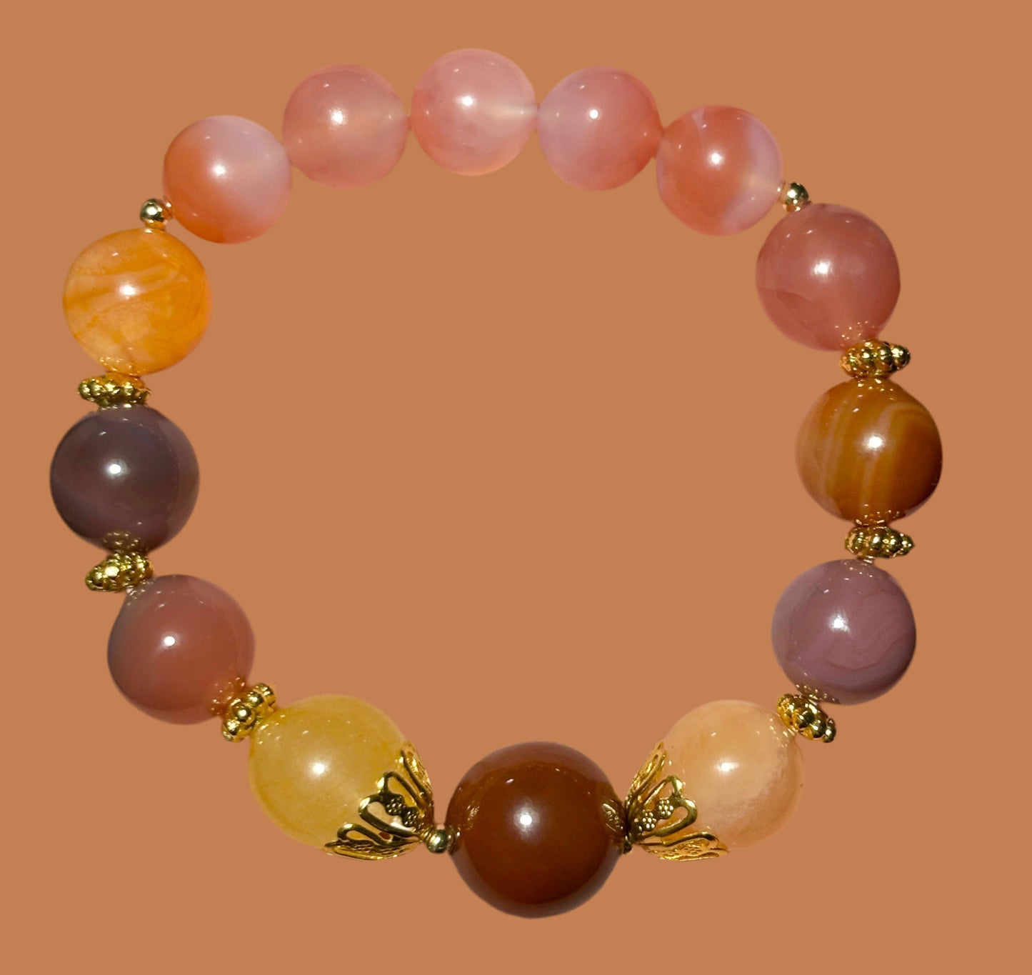 Multi-Agate Bracelet